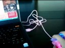 PC USB Lady Mouse w/Flash LED Light
