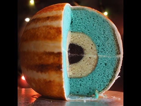 spherical - This tutorial will show you the most basic and least equipment-heavy way of baking the concentric layer cake as seen in both the Earth cake and Jupiter cake....