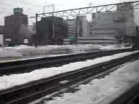 函館本線・旭川駅到着