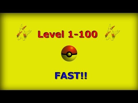 how to quickly level up pokemon