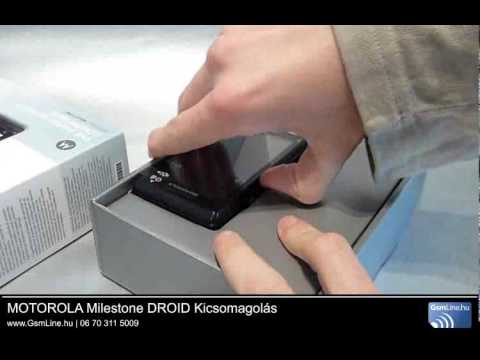 Motorola Milestone (Droid) teszt vide�