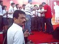 prize ceremony going on..