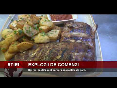 Creștere spectaculoasă a comenzilor online, la mâncare gătită