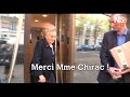 bernadette chirac est pass�e au qg de campagne. entre deux encouragements aux �quipes, et avant de repartir avec du mat�riel de campagne pour faire elle-m�me du porte � porte, madame chirac explique pourquoi elle soutient nicolas sarkozy.