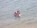 Swimming at Sentosa