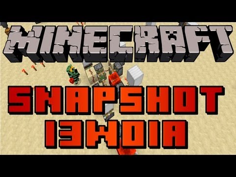Minecraft 1.5 Preview: Snapshot 13w01a - NEW Ore, Comparator, Trapped Chest, Hoppers and MORE!