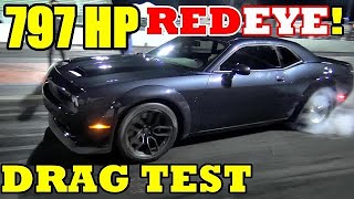 RED EYE !!! 797 HP 2019 Dodge Hellcat Redeye - Civilian 1/4 Mile DRAG VIDEO !! - RoadTest® by Road Test TV
