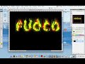 Tutorial photoshop testo fuoco (cs3 for Mac)