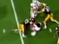 Cheap shot by Hawkeye player Cheap shot by Hawkeye player