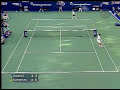 サンプラス serve and volley against アガシ， 全米オープン 2002