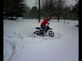Landon doing a snownut
