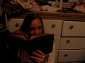 Alicja reading Julius Caesar. And passing gas.