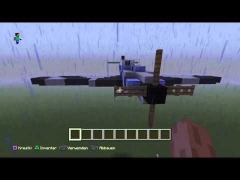 how to make a messerschmitt bf 109 in minecraft