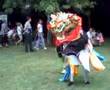 kylin dance in hong kong , cheung chau. 長州永佳堂舞麒麟