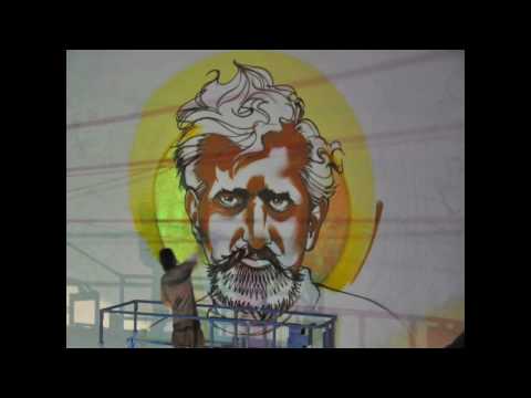 Video | Mear One Alphonse Mucha Tribute Mural