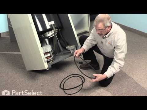 how to replace belt on amana washer
