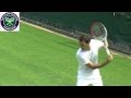 Roger Federer practises at Wimbledon - YouTube
