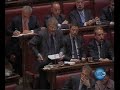 Di Pietro contro Berlusca al senato dal TG3