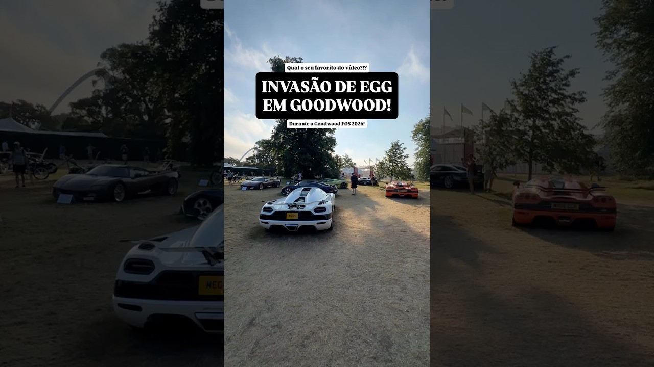 INVASÃO de KOENIGSEGG em GOODWOOD!