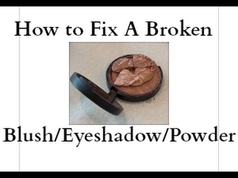 how to repair eyeshadow