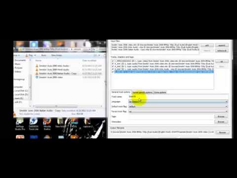 how to set mkv default audio track