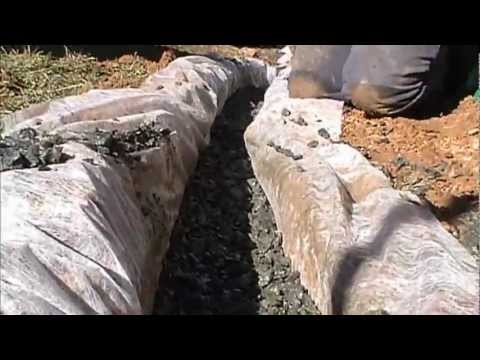 how to drain wet yard