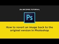 How To Reset Preferences In Photoshop