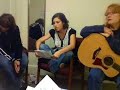 The IG'S take time out to practice Finlandia with songster, Missy Higgins. Live from Emily's dressing room in Great Barrington, MA.
