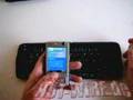 Smartphone mit Bluetooth Tastatur