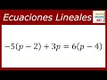 Ecuación de primer grado con una incógnita-Linear equation with one variable
