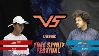 Alice vs Dalil – Free Spirit Festival 2019 Live Funk Final