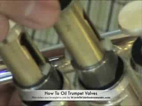 how to oil a trumpet valve