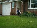 Ewan jumping off a roof