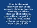 How To Stain Concrete Floors-Concrete Stain-Do It Yourself Concrete Stain