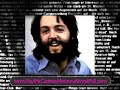 Mr Bellamy, Paul Mccartney memory almost full