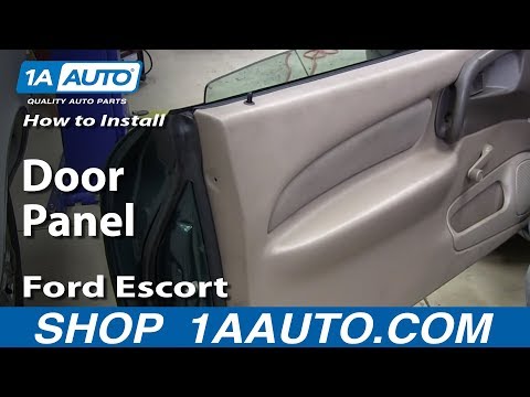 How To Install Replace Door Panel 1998-2003 Ford Escort ZX2 2 Door