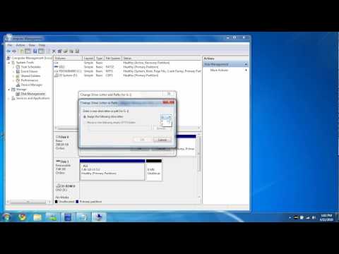 how to change drive letter