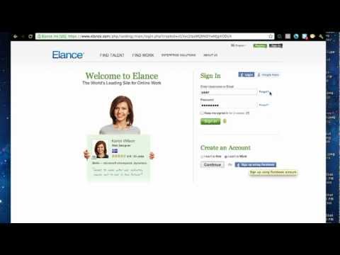 how to bid on elance