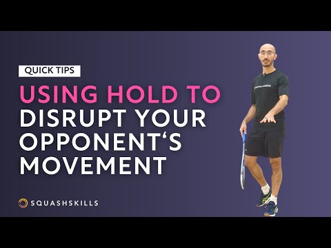 Squash Tips: Using Hold To Disrupt Your Opponent's Movement | Masters Squash