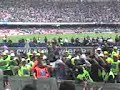 Pampa Sosa saluta la curva B alla fine di NAPOLI-MILAN 3-1
