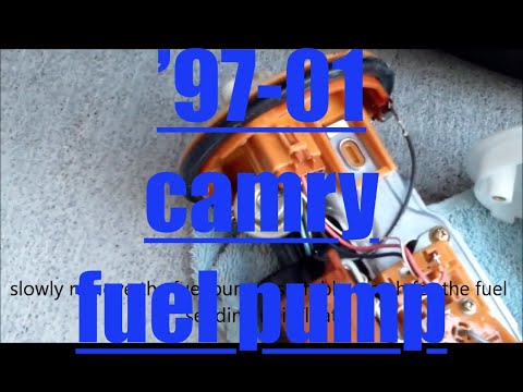 DIY How to replace install fuel pump housing 1999 Toyota Camry