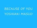 Because of You/Yoshiaki Masuo  (Live sound only)