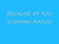 Because of You/Yoshiaki Masuo  (Live sound only)