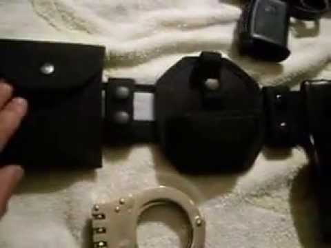 how to wear a police duty belt