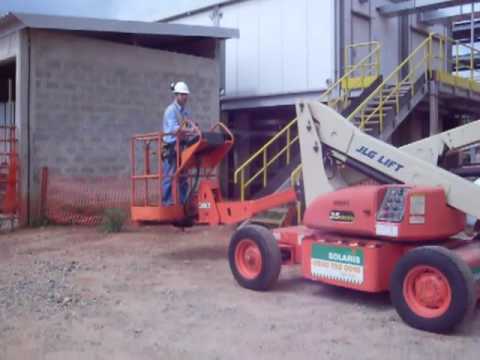 Plataforma Movel - Canteiro de Obras Automation Solutions Mineraçao Onça Puma, Teste de Plataforma Elevatória.
