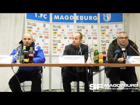 Video: Pressekonferenz - 1. FC Magdeburg gegen VfL Wolfsburg 1:0 (1:0)
