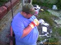 Tim Operates the Oxi-Propylene Cutting Torch
