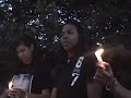 The End of the Aaliyah Candle Lite Memorial at Central Park August 25, 2008