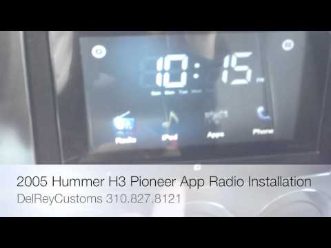 2005 Hummer H3 Pioneer App Radio SPH-DA01