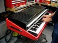 Fender Rhodes Mark I red